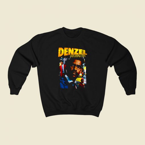 Denzel Washington Vintage Movie 80s Sweatshirt Style