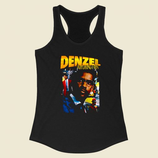 Denzel Washington Vintage Movie Racerback Tank Top