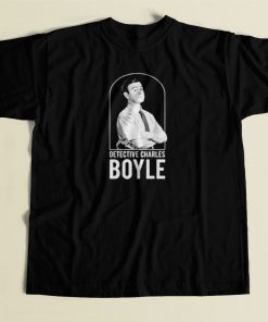 Detective Charles Boyle Portrait 80s Mens T Shirt