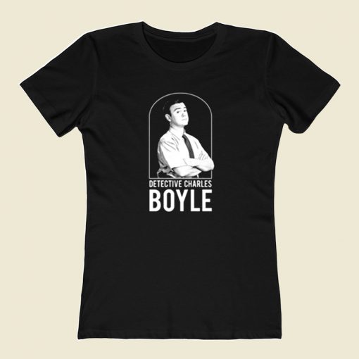 Detective Charles Boyle Portrait 80s Womens T shirt