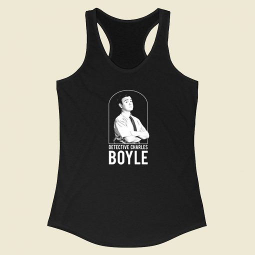 Detective Charles Boyle Portrait Racerback Tank Top