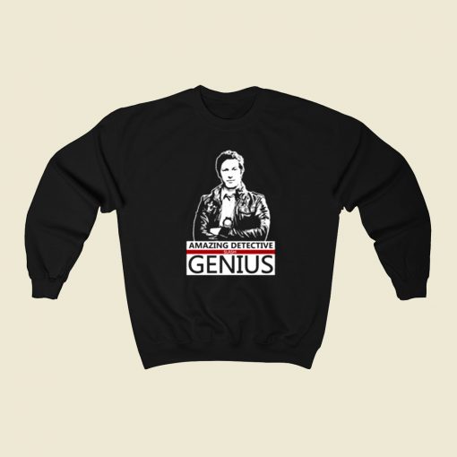 Detective Slash Genius 80s Sweatshirt Style