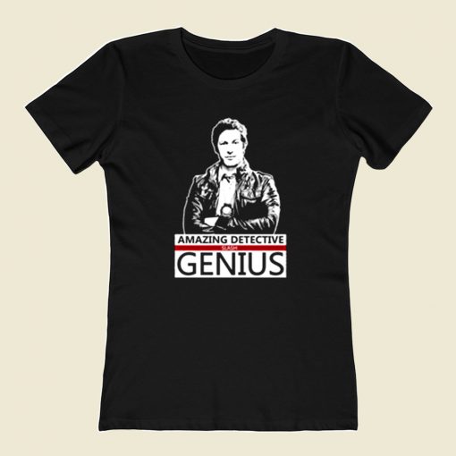 Detective Slash Genius 80s Womens T shirt