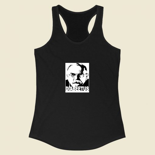 Diabeetus Wilford Brimley Meme Racerback Tank Top