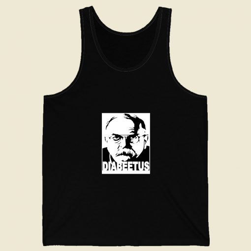 Diabeetus Wilford Brimley Meme Retro Mens Tank Top