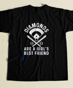 Diamonds Are A Girls Best Friend 80s Mens T Shirt