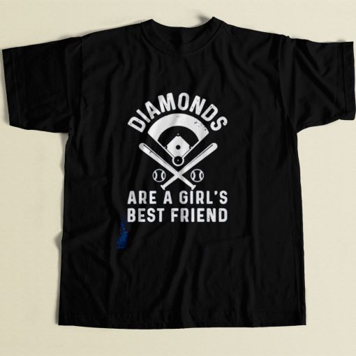 Diamonds Are A Girls Best Friend 80s Mens T Shirt