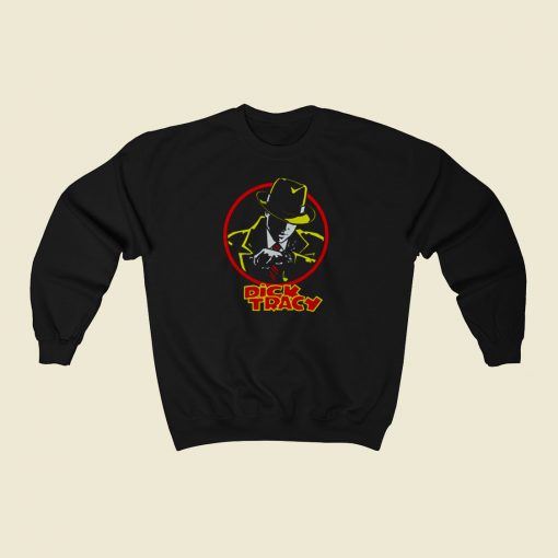 Dick Tracy 90s Comedy Action 80s Sweatshirt Style