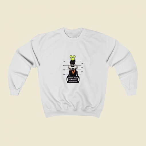 Disney Goofy Goof Mugshot Sweatshirt Street Style