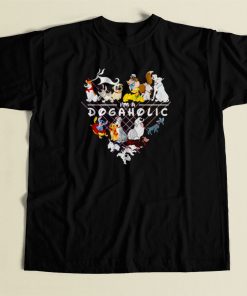 Disney Im A Dogaholic 80s Mens T Shirt