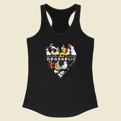 Disney Im A Dogaholic Racerback Tank Top