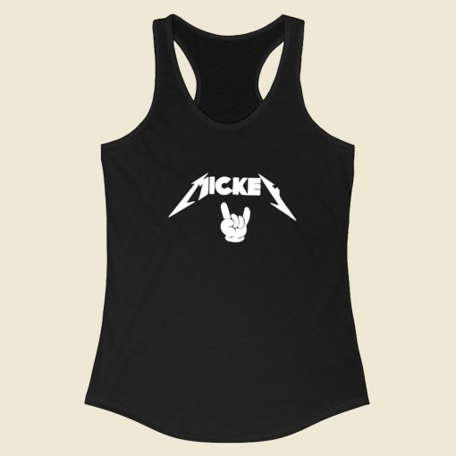 Disney Mickey Mouse Hand Rock Racerback Tank Top