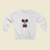 Disney Minnie Mouse Mugshot Sweatshirt Street Style