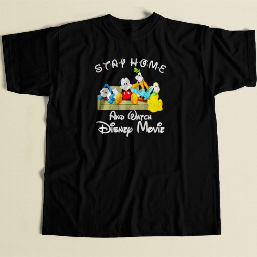 Disney Stay At Home 80s Mens T Shirt