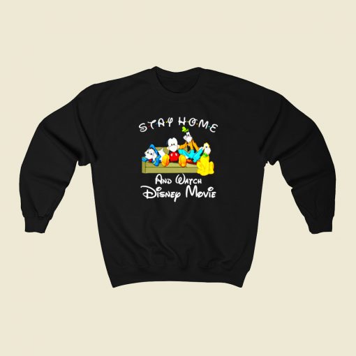 Disney Stay At Home 80s Sweatshirt Style