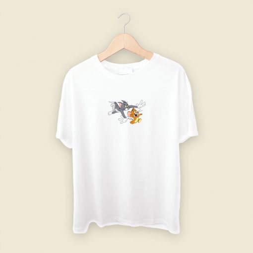 Disney Tom Jerry Cat Mouse Mens T Shirt Streetwear