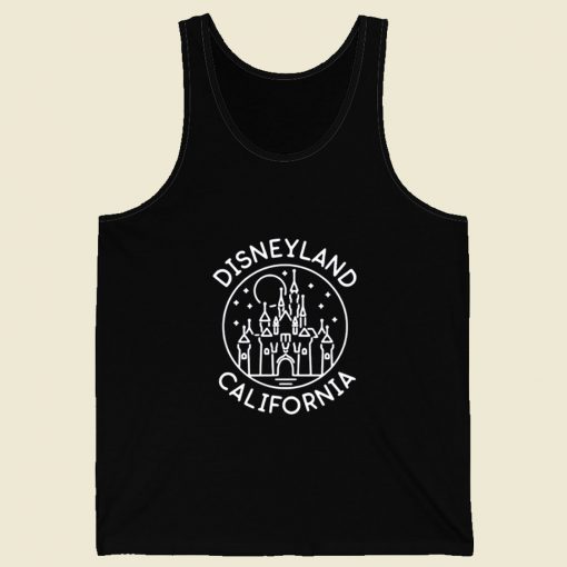 Disneyland California Retro Mens Tank Top