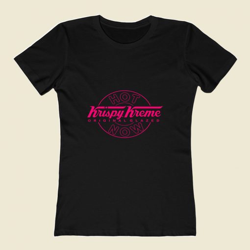 Diy Tee Krispy Kreme Donut Glazed 80s Womens T shirt