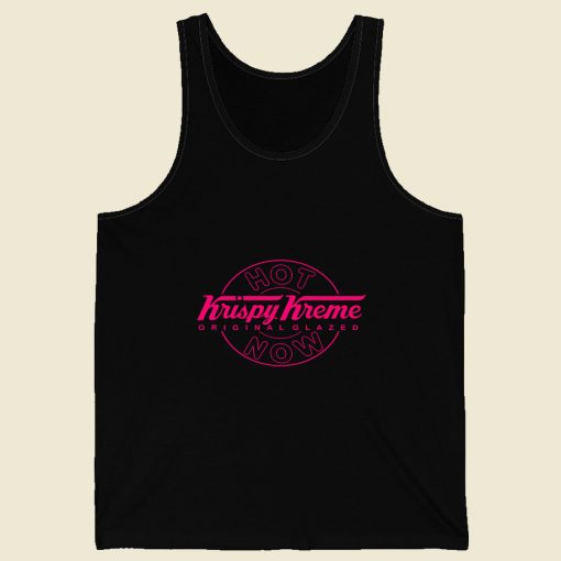 Diy Tee Krispy Kreme Donut Glazed Retro Mens Tank Top