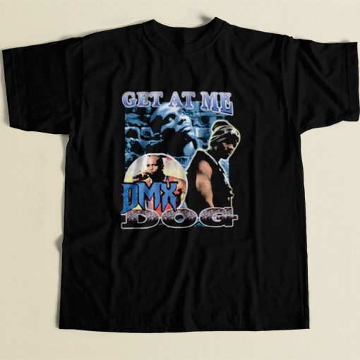 Dmx Rapper Get At Me Dog 80s Mens T Shirt