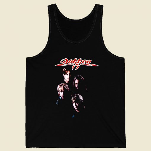 Dokken Vintage 90s Retro Mens Tank Top