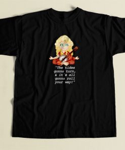 Dolly Parton The Tides Gonna Turn 80s Mens T Shirt