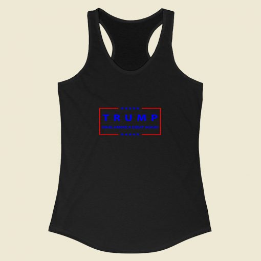 Donald Trump Make America Great Again Racerback Tank Top