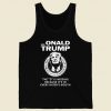 Donald Trump The D Is Missing Retro Mens Tank Top