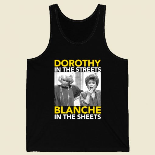 Dorothy In The Streets Blanche Golden Girl Retro Mens Tank Top