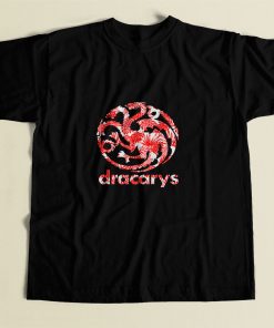 Dracarys Got Flower 80s Mens T Shirt