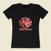 Dracarys Got Flower 80s Womens T shirt