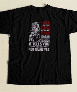 Dragon Ball Vegeta Pain 80s Mens T Shirt