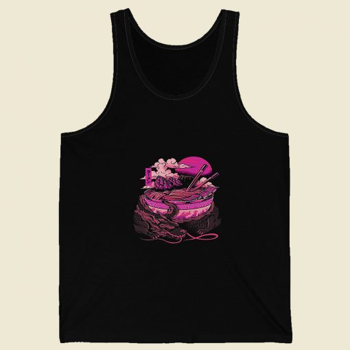 Dragons Ramen Retro Mens Tank Top