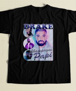 Drake Champagne Papi 80s Mens T Shirt