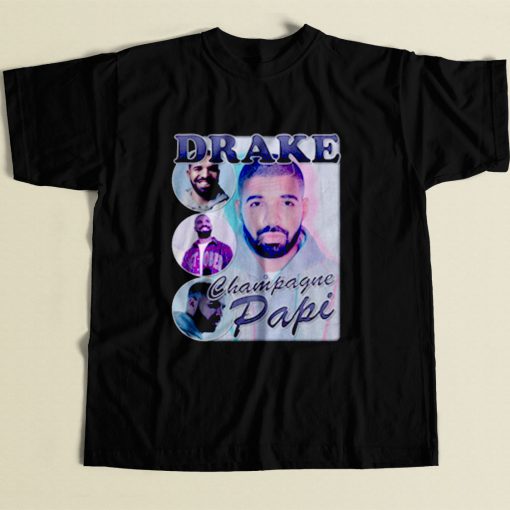 Drake Champagne Papi 80s Mens T Shirt