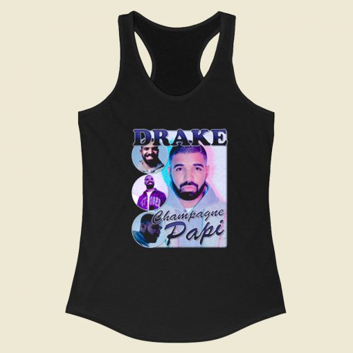 Drake Champagne Papi Racerback Tank Top