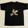 Duct Tape Banana 80s Mens T Shirt