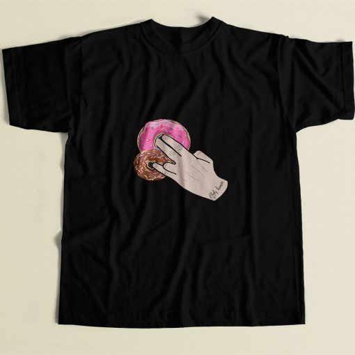 Dunkin Donuts Only Human Hand 80s Mens T Shirt