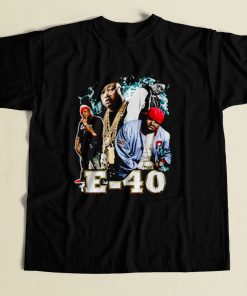 E 40 Bay Area Hip Hop 80s Mens T Shirt