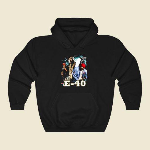 E 40 Bay Area Hip Hop Cool Hoodie Fashion