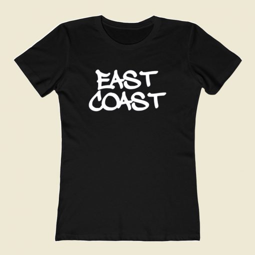 East Coast Legend Hip Hop 80s Womens T shirt