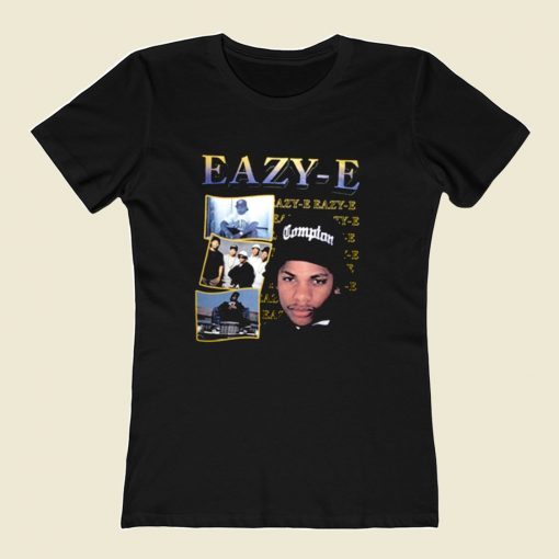 Eazy E Eternal Rapper Hip Hop 80s Womens T shirt