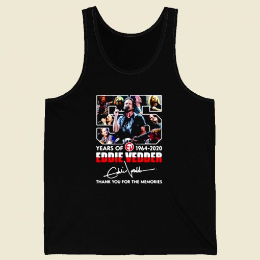 Eddie Vedder 1964 2020 Retro Mens Tank Top