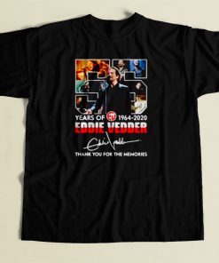 Eddie Vedder 55 Years Signature 80s Mens T Shirt