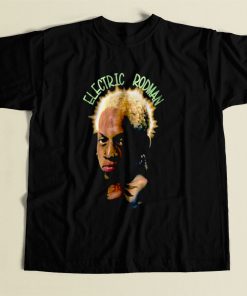 Electric Dennis Rodman Basketball 80s Mens T Shirt