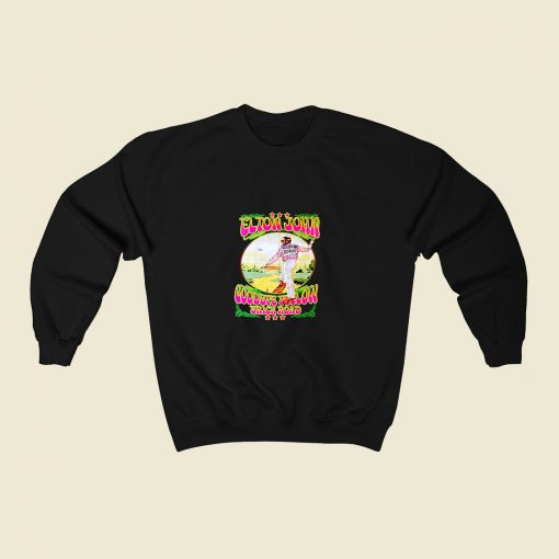 Elton John Goodbye Yellow Brick Road 80s Sweatshirt Style