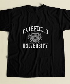 Fairfield University 80s College 80s Mens T Shirt