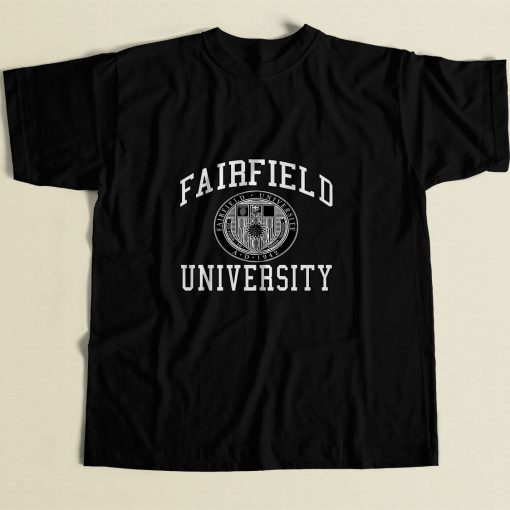 Fairfield University 80s College 80s Mens T Shirt