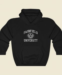 Fairfield University 80s College Cool Hoodie Fashion