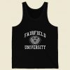 Fairfield University 80s College Retro Mens Tank Top